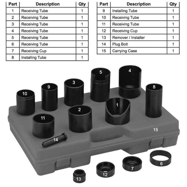 Ball Joint/U Joint/C Frame Press Service Set Forged Clamp