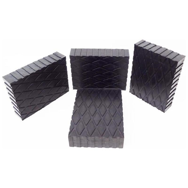 Car Lift Lifting Blocks Solid Rubber (Box of 4)