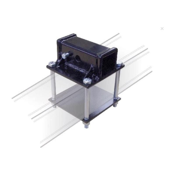 RV Bumper Hitch Receiver with Top Plate