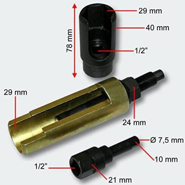 Diesel Injector Puller Kit Mercedes-Benz 3pc