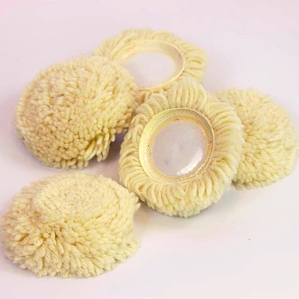 Polishing Bonnets 5 piece set 3in 75mm Diameter Velcro Backing