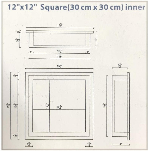 Niche In Wall 12in x 12in