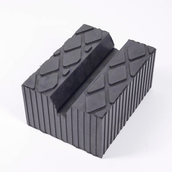 Pinch Weld Solid Rubber Lift Pads - Set of 4 – Extra Height 6-3/8" x 4-3/4