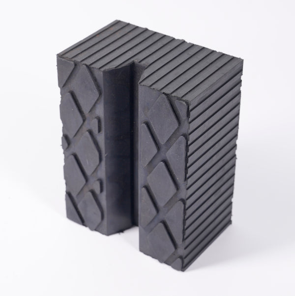 Pinch Weld Solid Rubber Lift Pads - Set of 4 – Extra Height 6-3/8" x 4-3/4