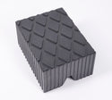 Pinch Weld Solid Rubber Lift Pads - Set of 4 – Extra Height 6-3/8" x 4-3/4