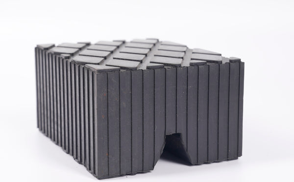 Pinch Weld Solid Rubber Lift Pads - Set of 4 – Extra Height 6-3/8" x 4-3/4