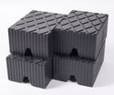 Pinch Weld Solid Rubber Lift Pads - Set of 4 – Extra Height 6-3/8" x 4-3/4