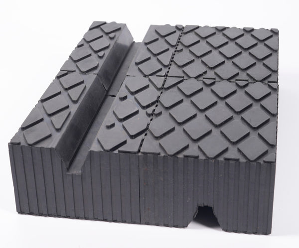 Pinch Weld Solid Rubber Lift Pads - Set of 4 – Extra Height 6-3/8" x 4-3/4