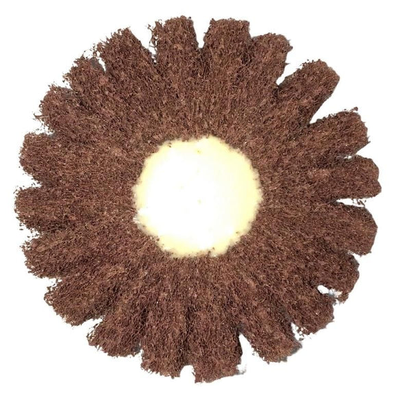 thumbnail image 2 of 4" 100 Scotch Type Brite Abrasive Non Woven Wheel Scuff 180 Grit 2 of 13