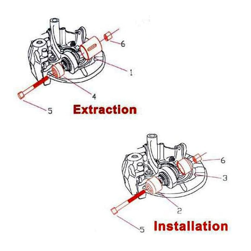 Rear Ball Joint Bushing Tool E series BMW PMD Products